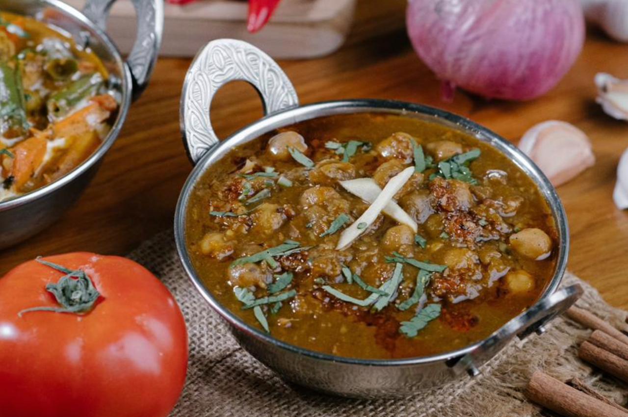 Punjabi Chole — vegan chickpea curry in Bali